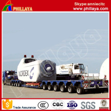 4+6 Modular 10lines Heavy Duty Multi-Axles Customized Low Bed Semi Modular Trailer